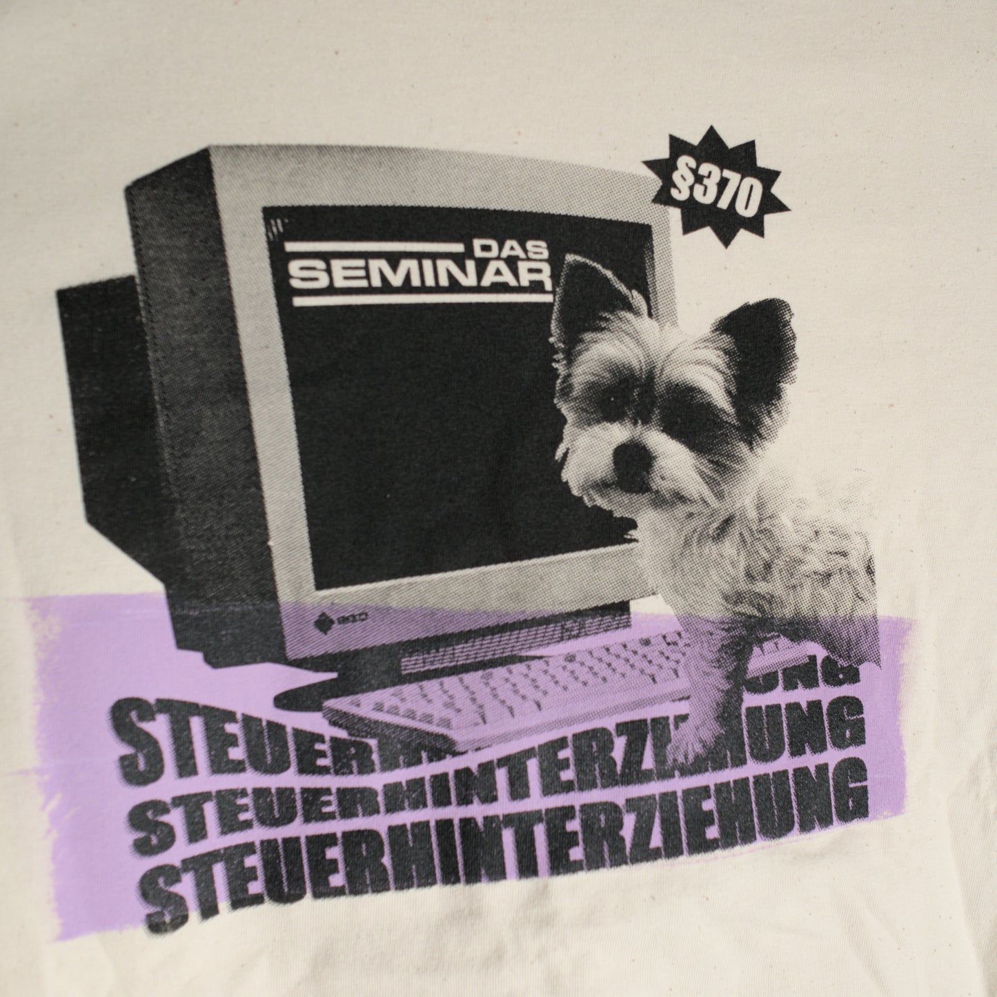 STEUERHINTERZIEHUNG T-Shirt // Das Seminar Kollektion